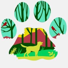 dog paw landscape