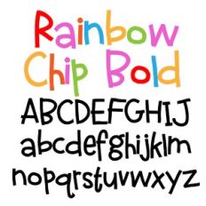 pn rainbow chip bold