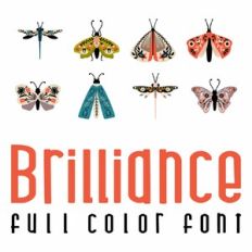 brilliance full color font