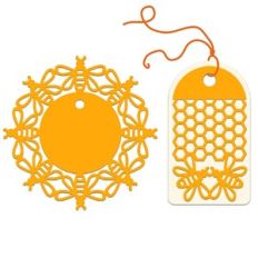 honey bee gift tags
