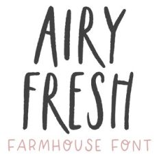 dtc airy fresh distressed farmhouse font