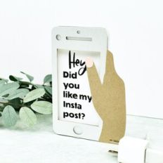 phone card box card - insta post