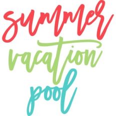summer vacation pool