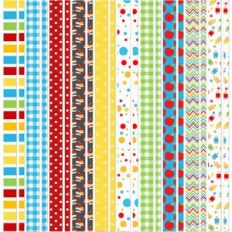 Bookworm school borders washi set