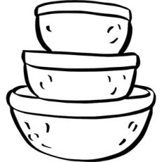 Kitchen Stack Of Bowls