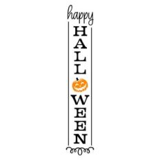 Happy Halloween Tall Porch Sign