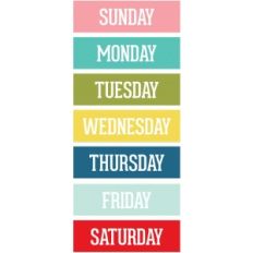 echo park week labels
