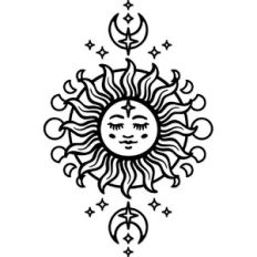 Mystical Sun and Clouds