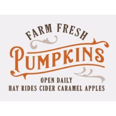 Farm Fresh Pumpkins Sign