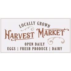 Harvest Market Sign