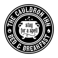 The Cauldron Inn Halloween Sign