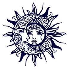 Sun and moon