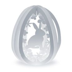1 layered pop up egg rabbit