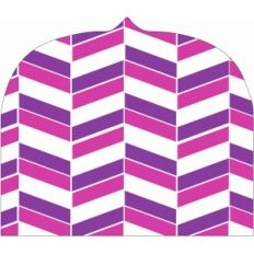 #7 pink chevron envelope liner
