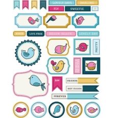 ML Birdy Lovely Stickers