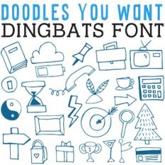 CG Doodles You Want Dingbats