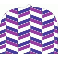 #7 blue chevron liner