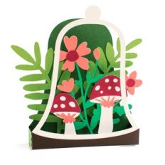 Bell Jar Terrarium Box Card