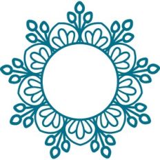 Mandala Monogram Frame