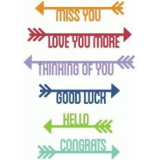 arrow words - sentiments