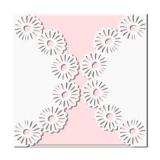 flowers gate fold card