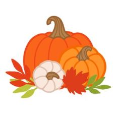 Pumpkins and Leaves