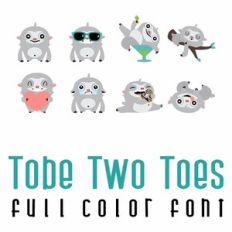 Tobe Two Toes Full Color Font