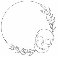 Skull Frame Circle
