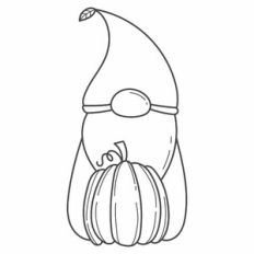 Fall Pumpkin Gnome