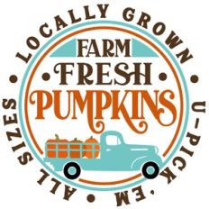 Farm Fresh Pumpkin Circle