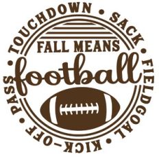 Fall Football Circle