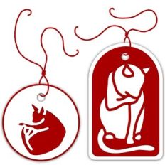 Cat Cutout Gift Tags