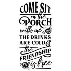 Come sit on the Porch with me