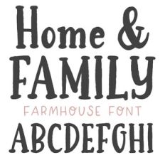DTC Home and Family Farmhouse Font