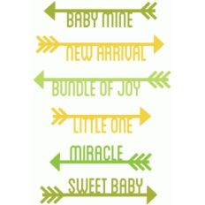 arrow words - baby