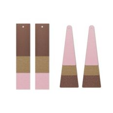Stacked Earring Template, Faux Leather Earrings