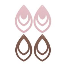 Pendant Earring Template, Faux Leather Earrings