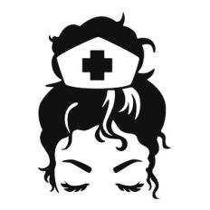 Messy Bun Nurse