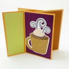 Coffee Mug Pinwheel Twist Card