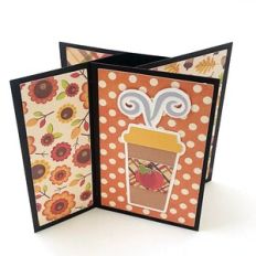 Pumpkin Spice Pinwheel Twist Card