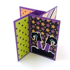 Witches Feet Pinwheel Twist Card