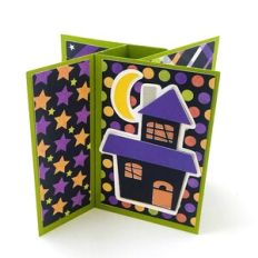 Haunted House Pinwheel Twist Card