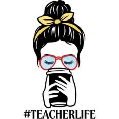 Teacher Life Hair Bun