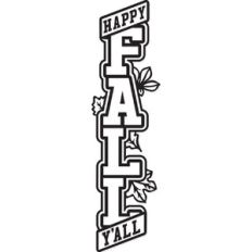 Happy Fall Y'all Sign