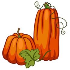 Pumpkins and Leaves