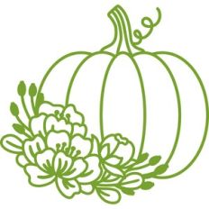 Floral Pumpkin