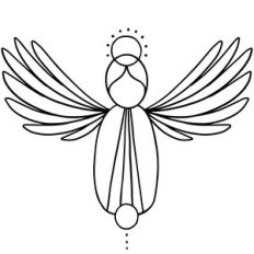 Boho Christmas angel