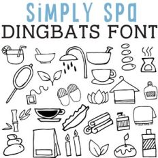 CG Simply Spa Dingbats