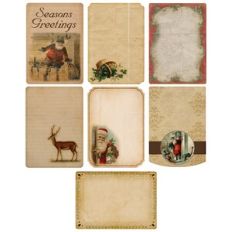 Vintage Christmas Journal Cards / Tags