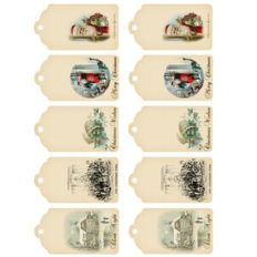Vintage Christmas Gift Tags